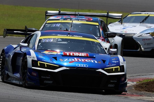 公式練習:GT300クラス3位はDOBOT Audi R8 LMS(片山義章/ロベルト・メルヒ・ムンタン/神晴也) 公式練習:GT300クラス3位はDOBOT Audi R8 LMS(片山義章/ロベルト・メルヒ・ムンタン/神晴也)