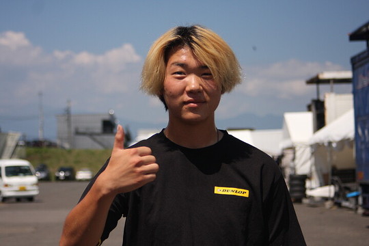 ポールポジションの渡会太一（FTKレヴレーシングガレージ）