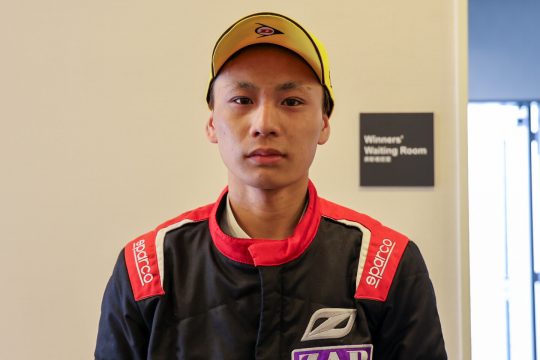 決勝3位の黒川史哉(ZAP SPEED 10V)