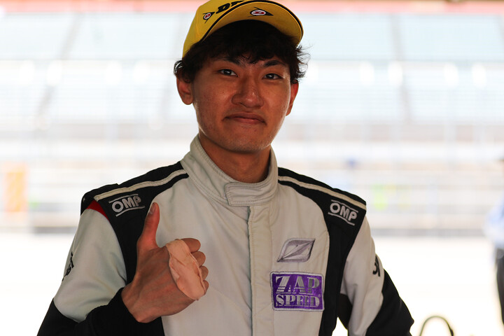 決勝2位の樺木大河（ZAP SPEED 10V ED）