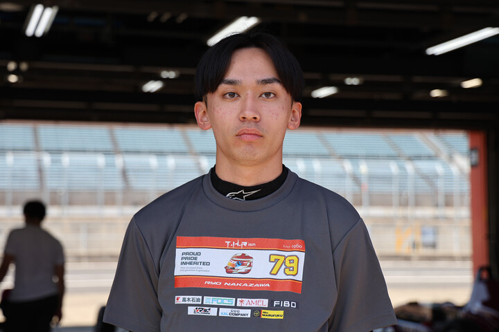 ポールポジションを獲得した中澤凌（ZAP NAKs 10V ED）