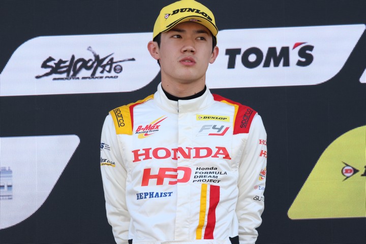 優勝した野村勇斗（HFDP with B-Max Racing）