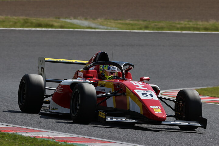 第3戦予選2位、第4戦予選3位洞地遼⼤（HFDP with B-Max Racing）