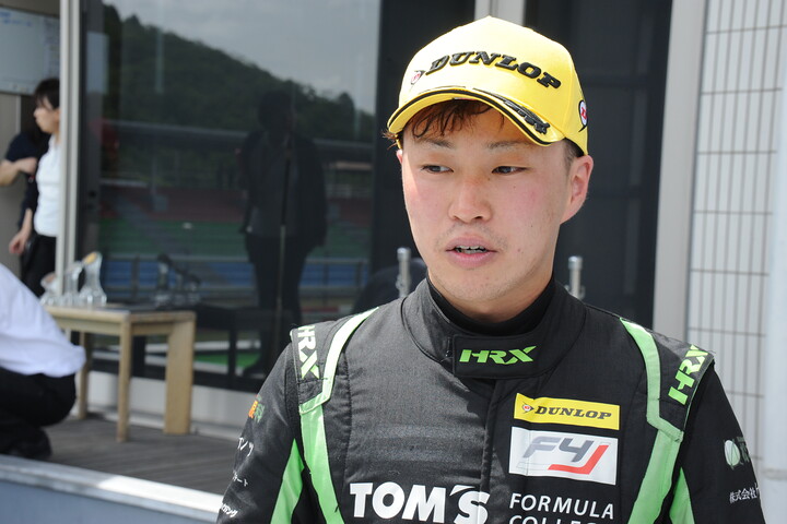 決勝2位の中村賢明（TOM'S FORMULA）