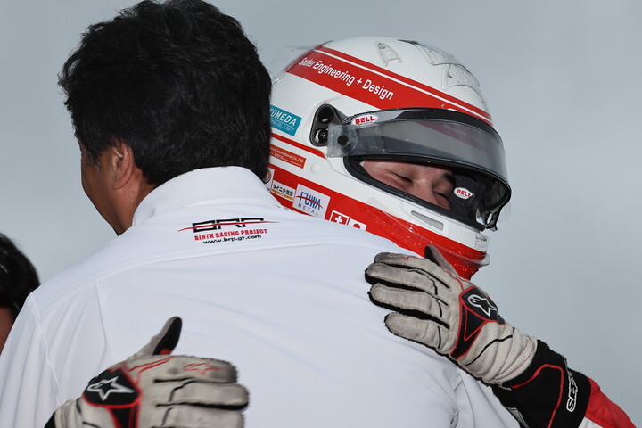 優勝したミハエル・サウター（BIRTH RACING PROJECT【BRP】）