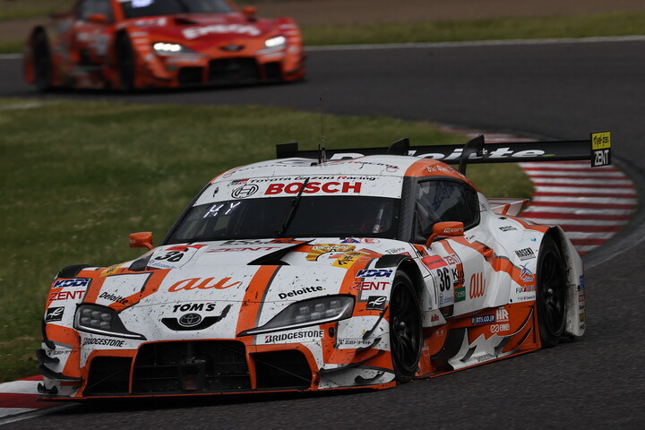 GT500クラス決勝5位はau TOM'S GR Supra（坪井翔／山下健太）