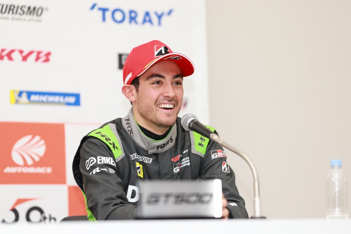 GT500クラスでポールポジションを獲得したジュリアーノ・アレジ（TGR TEAM Deloitte TOM'S）