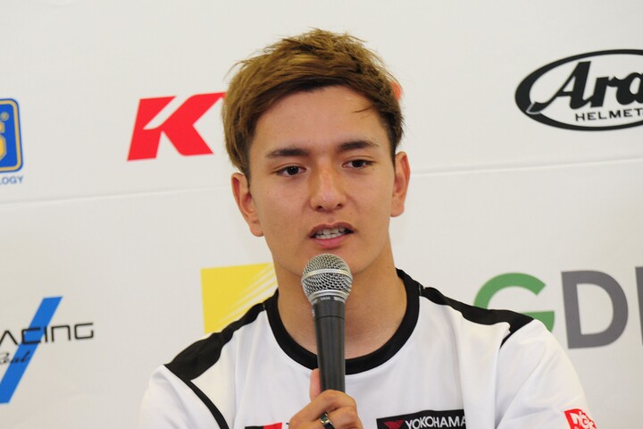 ルーキー記者会見に出席した平良響（ITOCHU ENEX TEAM IMPUL）