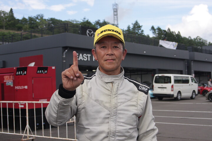 優勝したハンマー伊澤（アルカディア☆ハンマーRハヤテ）