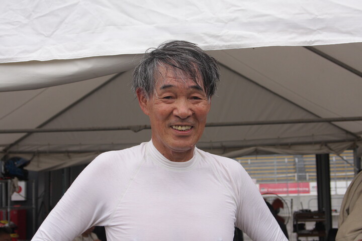 予選5位でジェントルマンクラスポールポジションの植田正幸（Rn-sports制動屋KK-ZS）