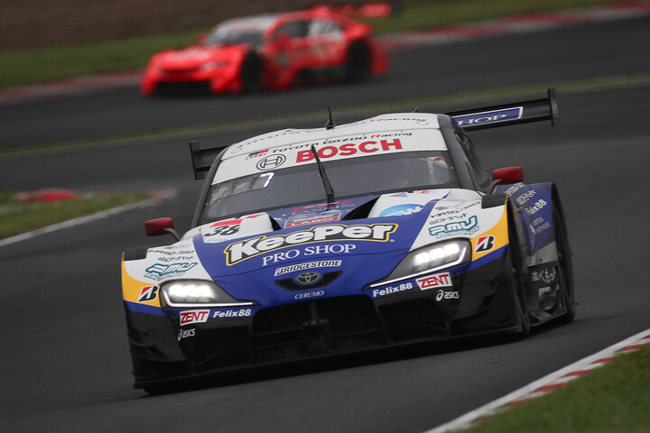 決勝2位はKeePer CERUMO GR Supra（石浦宏明／大湯都史樹）