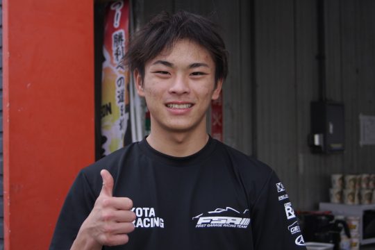 予選2位の落合蓮音（ファーストガレージF110）