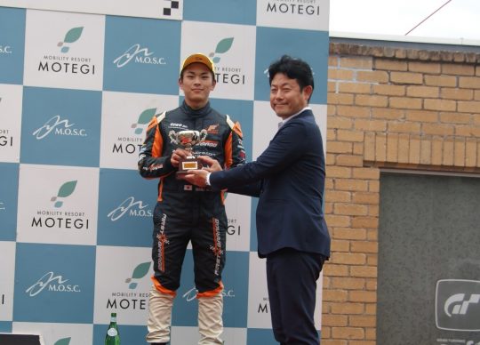 決勝3位の落合蓮音（FIRST GARAGE）