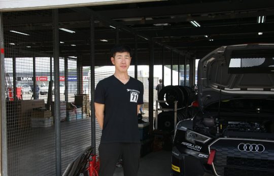 レース6、7とも予選3位の志賀卓弥（Audi Team Mars）