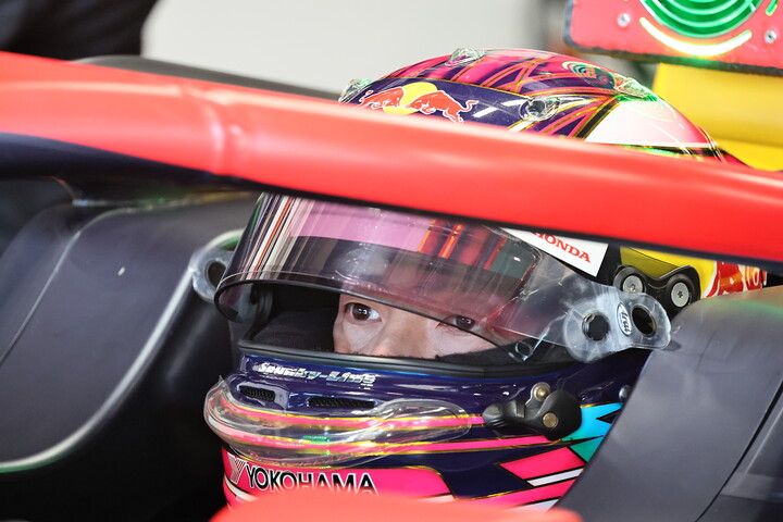 ポールポジションを獲得した野尻智紀（TEAM MUGEN）