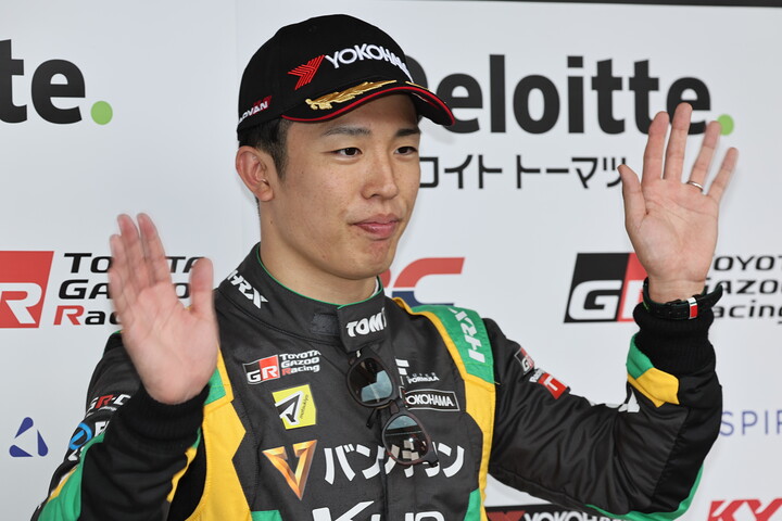 予選3位の坪井翔（VANTELIN TEAM TOM’S）