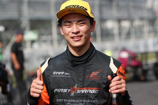 決勝3位の落合蓮音(ファーストガレージKKS-2)