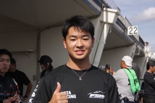 決勝2位の酒井翔太(ファーストガレージKK-S2)