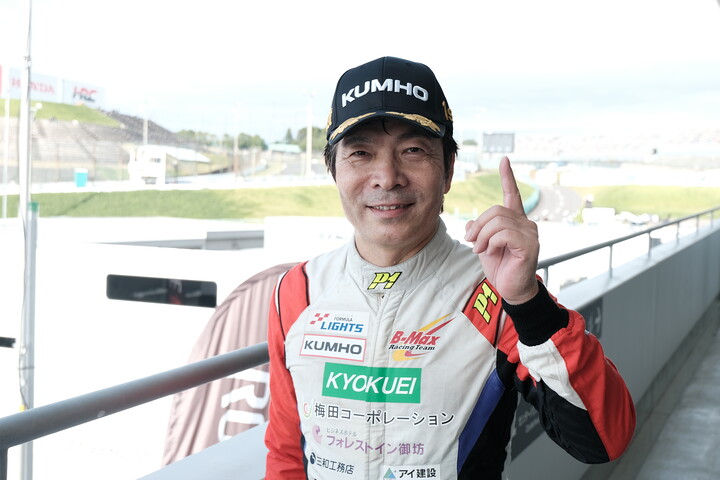 マスタークラスで優勝した今田信宏（JMS RACING TEAM）