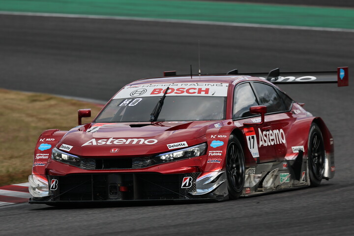 GT500クラス決勝2位はAstemo CIVIC TYPE R-GT（塚越広大／太田格之進）