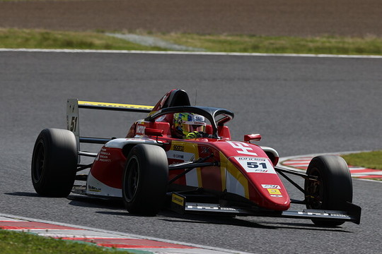 第3戦予選2位、第4戦予選3位洞地遼⼤（HFDP with B-Max Racing）