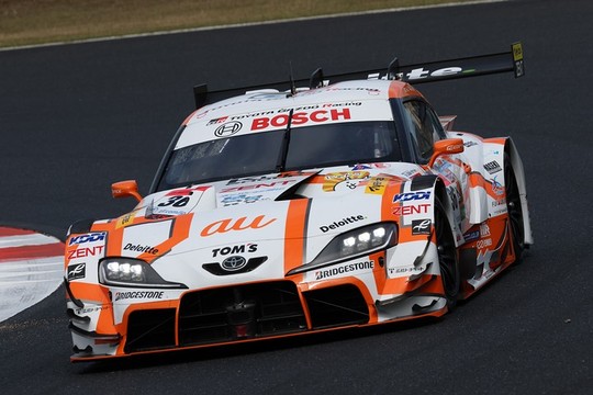 公式練習：GT500クラストップタイムはau TOM\'S GR Supra（坪井翔／山下健太）