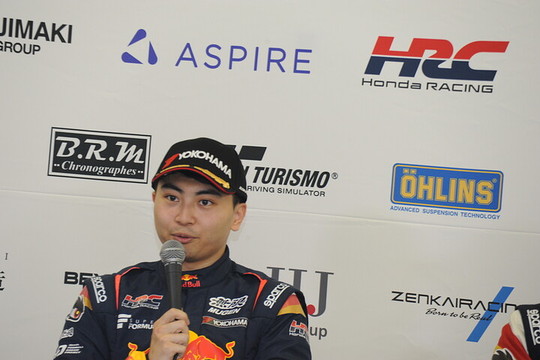 予選2位の岩佐歩夢（TEAM MUGEN）