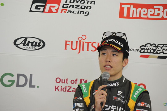 予選3位の坪井翔（VANTELIN TEAM TOM’S）