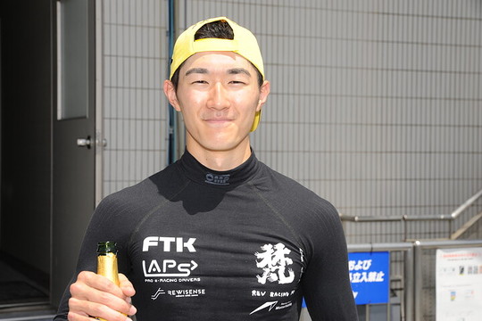 決勝2位の松井啓人（FTKレヴレーシングガレージ）
