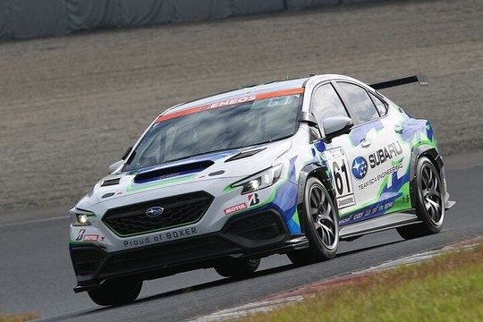 グループ2:ST-QクラスポールポジションはSUBARU High PerformanceX Future Concept(伊藤和広/山内英輝/井口卓人/花沢雅史) グループ2:ST-QクラスポールポジションはSUBARU High PerformanceX Future Concept(伊藤和広/山内英輝/井口卓人/花沢雅史)