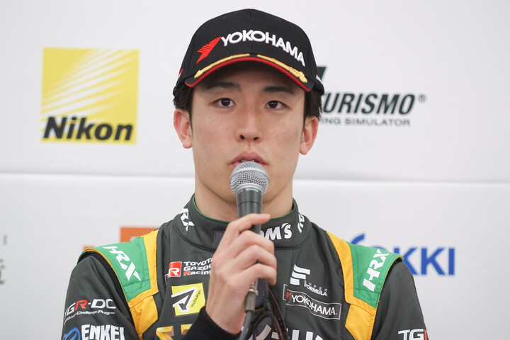 決勝記者会見: 坪井翔（VANTELIN TEAM TOM’S）