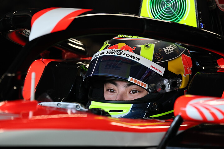 予選2位の岩佐歩夢（TEAM MUGEN）