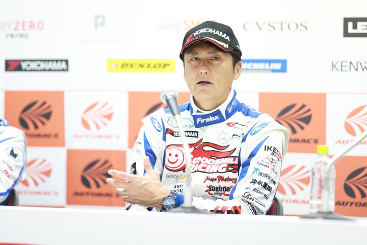 予選記者会見: GT300クラスでポールポジションを獲得した谷口信輝（GOODSMILE RACING & TeamUKYO）