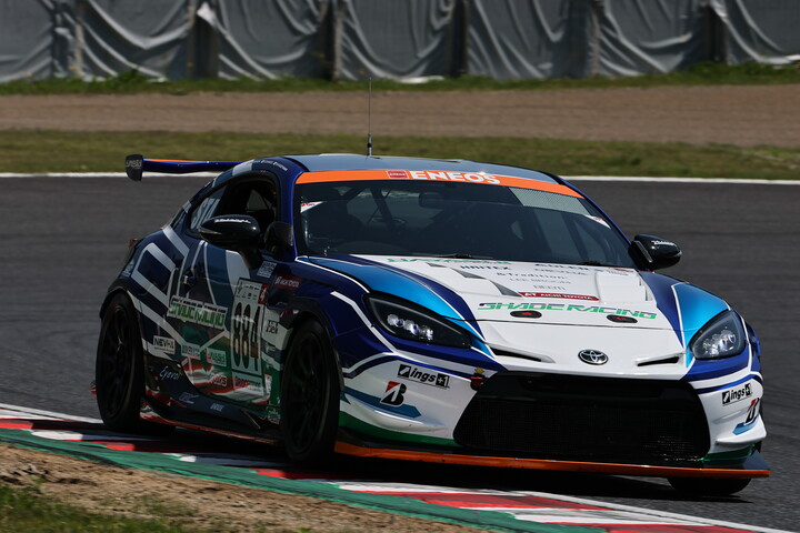 ST-4クラストップタイムはシェイドレーシングGR86 （影山正彦／清水英志郎／山田真之亮）