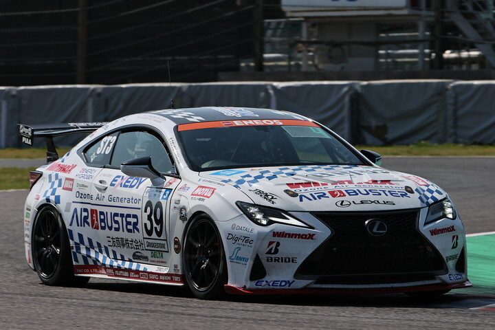 ST-3クラスポールポジションはエアバスターWINMAX RC350 TWS（藤田真哉／眞田拓海／伊藤鷹志）