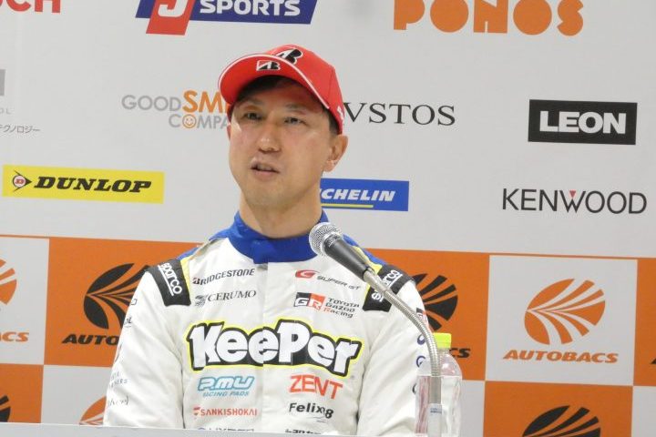 決勝記者会見: GT500クラスで優勝した石浦宏明（TGR TEAM KeePer CERUMO）