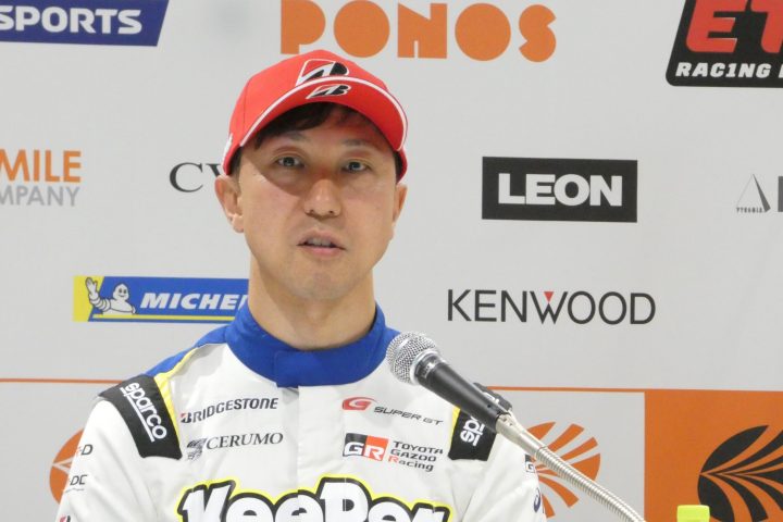 予選記者会見: GT500クラスでポールポジションを獲得した石浦宏明（TGR TEAM KeePer CERUMO）