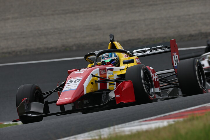 第7戦、第8戦ともポールポジションの野村勇斗（HFDP WITH B-MAX RACING）