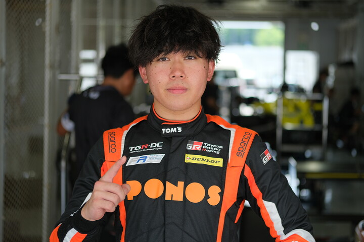 レース6、7ともポールポジションの梅垣清（TOM'S FORMULA）