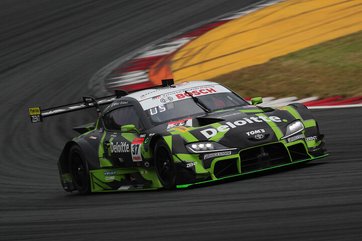 レース1決勝: GT500クラス3位は笹原右京（Deloitte TOM'S GR Supra）