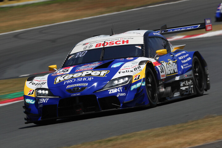 レース1: GT500クラス予選3位は大湯都史樹（KeePer CERUMO GR Supra）
