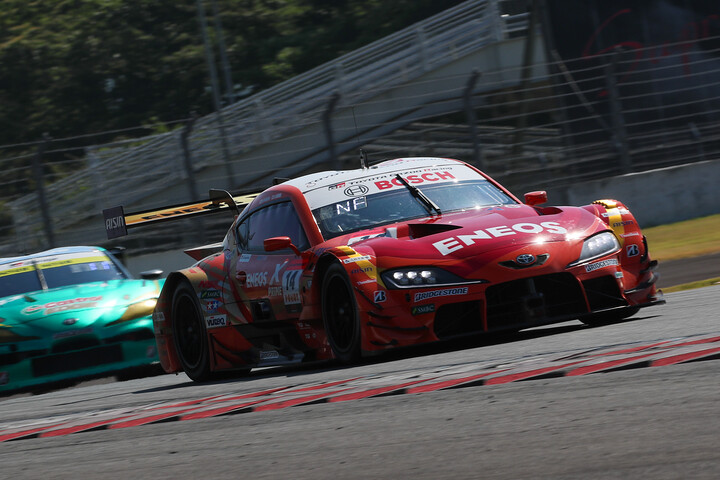 レース2公式練習: GT500クラス2位は福住仁嶺（ENEOS X PRIME GR Supra）