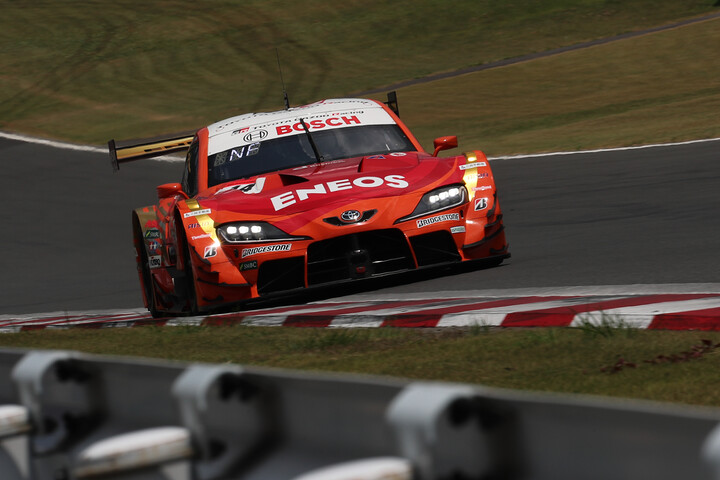 レース2: GT500クラスポールポジションは福住仁嶺（ENEOS X PRIME GR Supra）