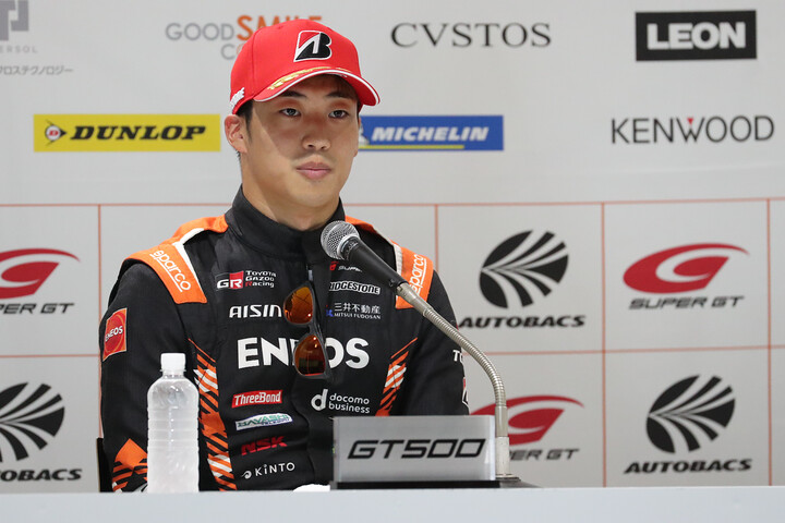 レース2予選記者会見: GT500クラスでポールポジションを獲得した福住仁嶺（TGR TEAM ENEOS ROOKIE）