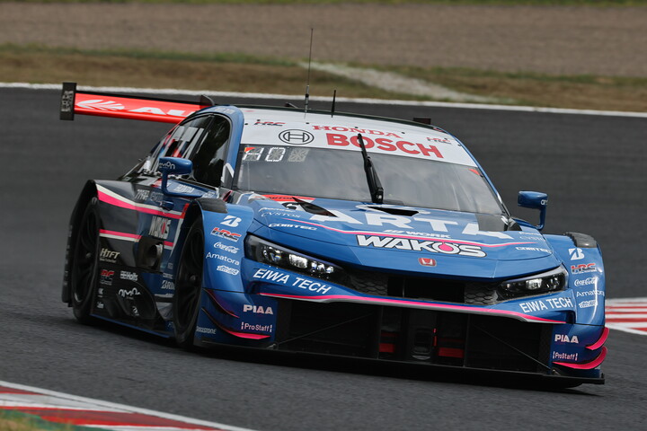 公式練習: GT500クラストップタイムはARTA MUGEN CIVIC TYPE R-GT #16（大津弘樹／佐藤蓮）