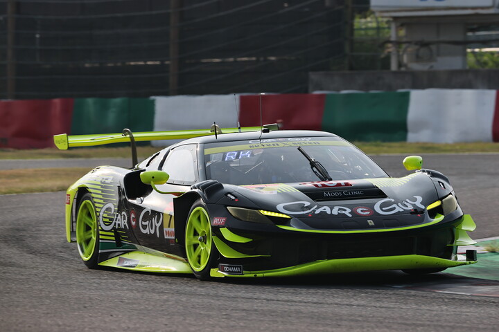 GT300クラス予選2位はCARGUY Ferrari 296 GT3（ザック・オサリバン／小林利徠斗）