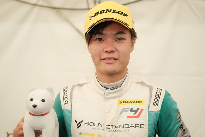 決勝3位の白崎稜（HYDRANGEA kageyama Racing）