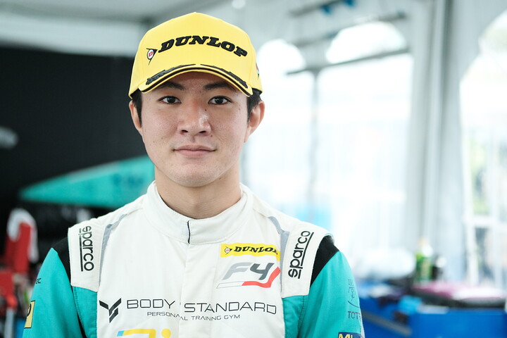 決勝2位の佐藤樹（HYDRANGEA Kageyama Racing）