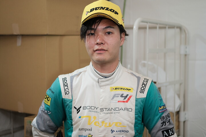 決勝3位の白崎稜（HYDRANGEA kageyama Racing）