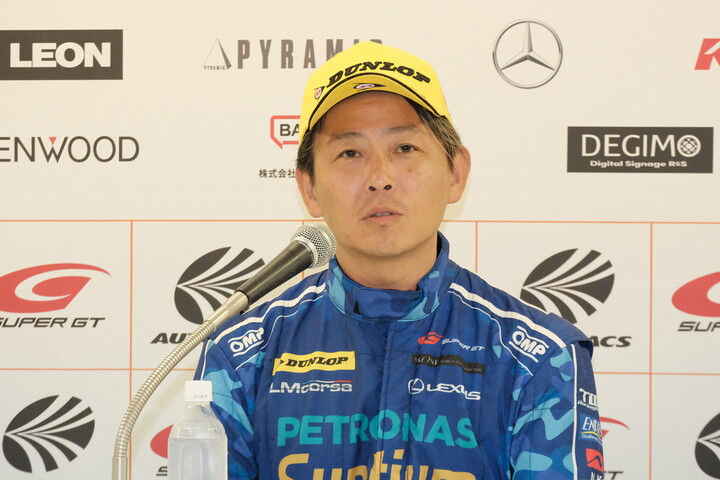 GT300クラスで優勝した吉本大樹（LM corsa）